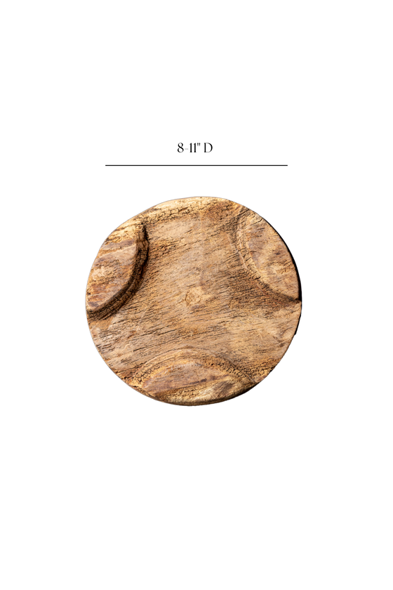 Vintage India Bleached Chapati Board