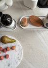 Deco Oval Catchall Tray Large: Cashmere