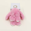 Cut Rabbit Pom Pom Key Chain KC0225-5! (6PC): L. GREY