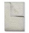 Harborview Herringbone Blanket: Light Grey