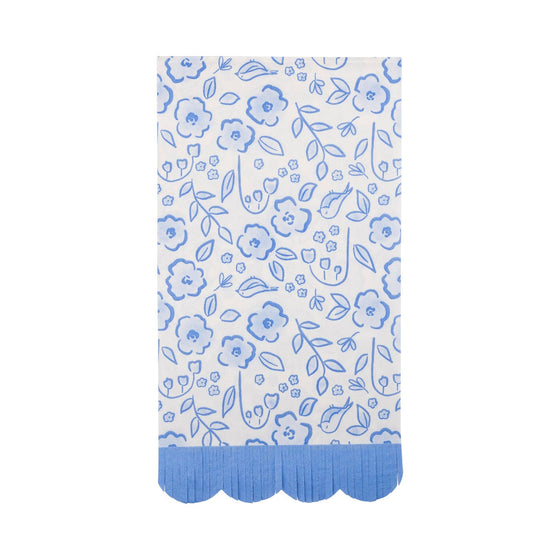 Floral Fringe Guest Napkin