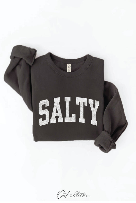 SALTY sweatshirt: TAN / XL