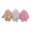 Cut Rabbit Pom Pom Key Chain KC0225-5! (6PC): BEIGE