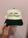 Save Water Drink Champagne Embroidered Canvas Trucker Hat