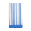 Blue Stripe Fringe Guest Napkin