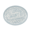 Happy Hanukkah Oval Tray