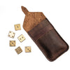 Brass Dice - set of 6