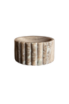 Fluted Marble Soap Dish