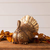 Gold Turkey Figurine