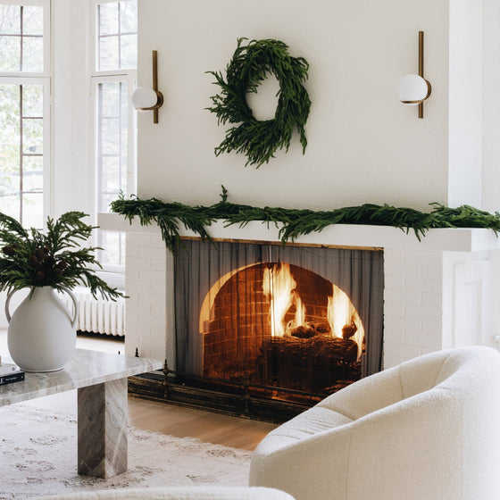 Afloral™ Real Touch Norfolk Pine Wreath - 24"