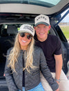 Sorry about my Husband / Wife Vintage Trucker Hat: Husband/Black