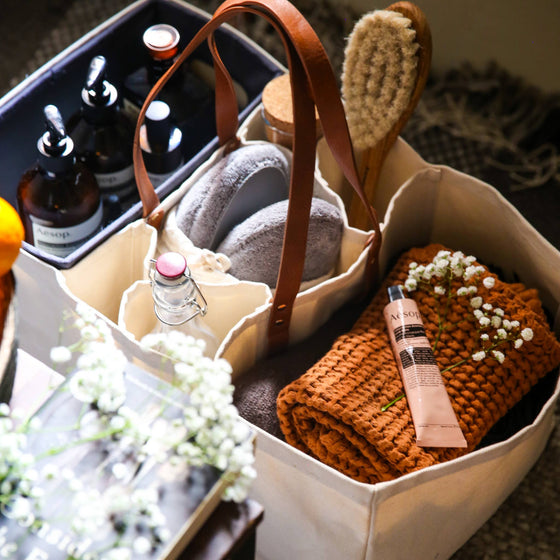 Canvas Grocery Tote Bag