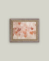 Texture Hearts Framed Antique Art