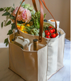 Blue Stripe Canvas Tote