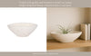 White Artisanal Terracotta Bowl