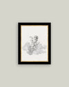 Cupid Framed Antique Art
