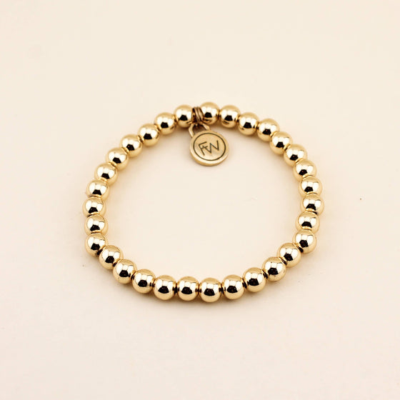 Gold Beaded Bracelet