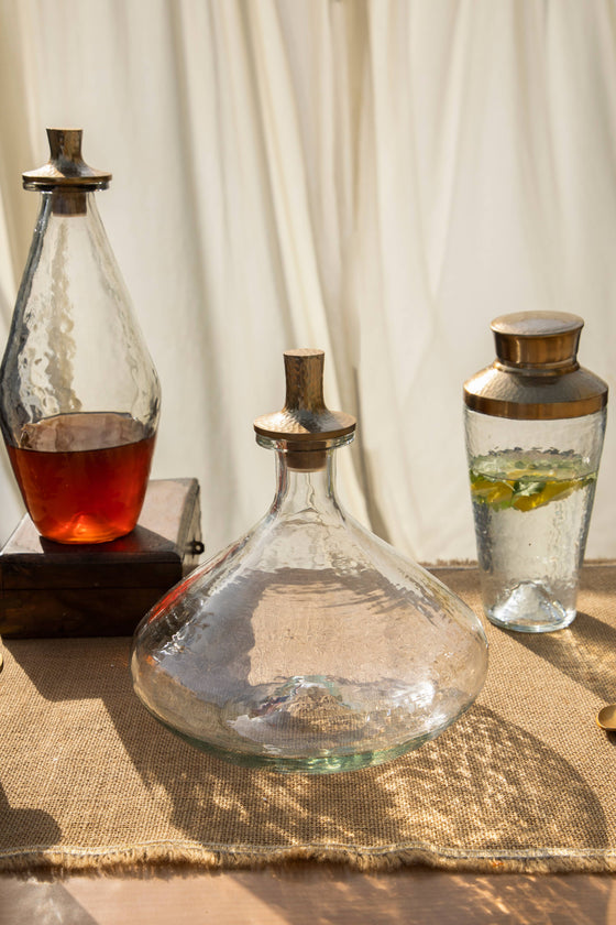 Pebbled Decanter