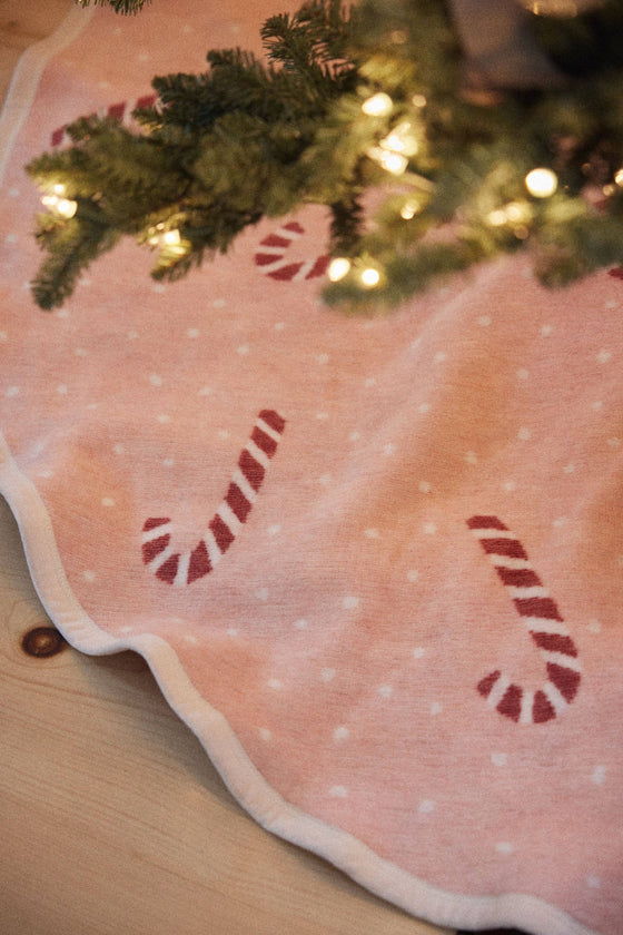 Candy Canes Christmas Tree Skirt