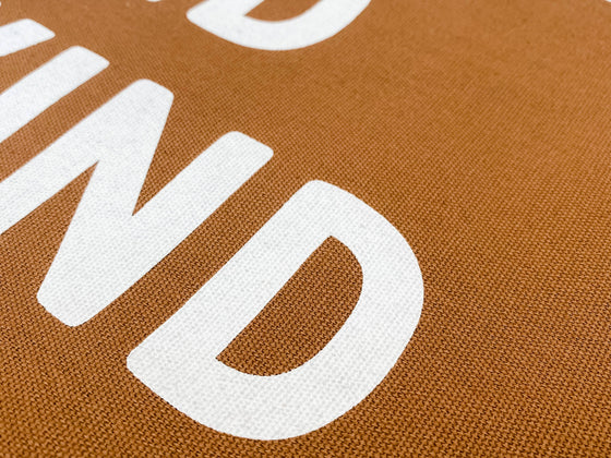 Long Live Childhood Canvas Banner: Natural