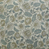 Unique Block Print Linen Blend Pillow Cover - Mandakini: Linen Blend / One Side / 14X20