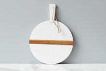  White Round Charcuterie Board: Small
