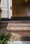 Osbourne Stripe Jute Mats, Runners & Rugs: 100% Jute / 2'6" x 14'