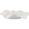 Cream Wavy Serving Bowl
