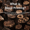 Unique Block Print Linen Blend Pillow Cover - Mandakini: Linen Blend / One Side / 14X20