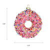 Pink Sprinkle Donut Ornament