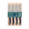 4-Piece Spreader Set with Navy Handles