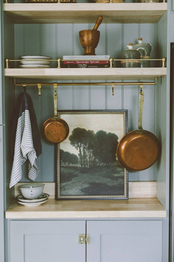 Clump of Trees Framed Antique Art