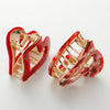 Juliette Valentine | Small Heart Metal Claw Clip: Assorted