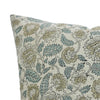 Unique Block Print Linen Blend Pillow Cover - Mandakini: Linen Blend / One Side / 14X20