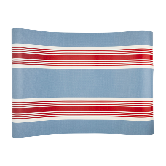 Striped Paper Table Runner