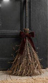 Becki Owens LED Standing Broomstick with Velvet Bow