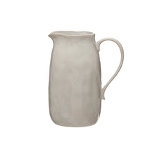  96 oz. Stoneware Pitcher, Reactive Glaze