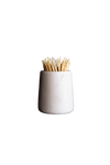 White Marble Toothpick Holder