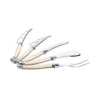 Laguiole 5-Piece Ivory Cheese Knife Set 