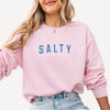 Salty Crewneck Sweatshirt : Heather Dust/ Large