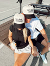 Sorry about my Husband / Wife Vintage Trucker Hat: Husband/Black