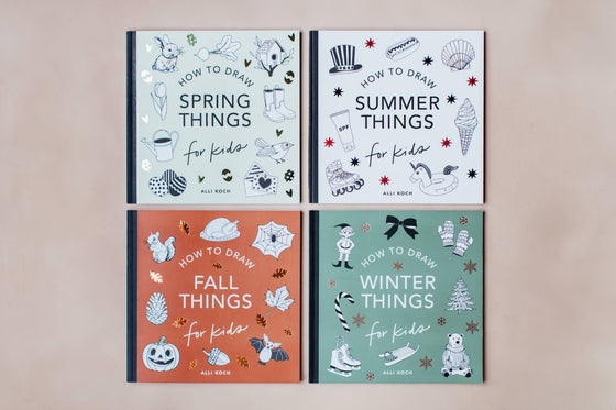 Winter Things: How to Draw Books for Kids