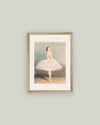 Ballerina Framed Antique Art