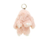 Cut Rabbit Pom Pom Key Chain KC0225-5! (6PC): PEACH