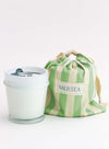 Striped Bagged Candle: Voyageur