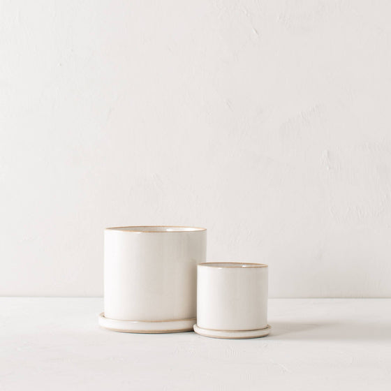 6" Minimal Planter | Glazed