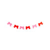 Pink and Red Felt Bow Banner