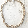 Chunky necklace statement layering