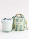 Striped Bagged Candle: Sea Change