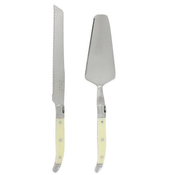 Laguiole Ivory Cake Slicer & Server Set